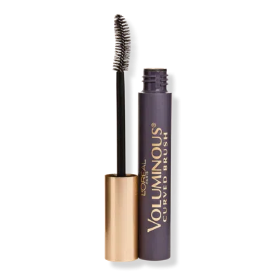L'oreal Voluminous Volume Building Curved Brush Mascara - Black/brown In Multi