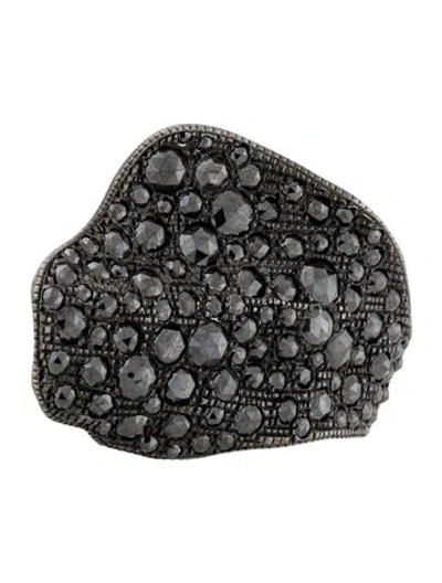 Pre-owned Loree Rodkin 14k Diamond Cocktail Ring In Multicolor