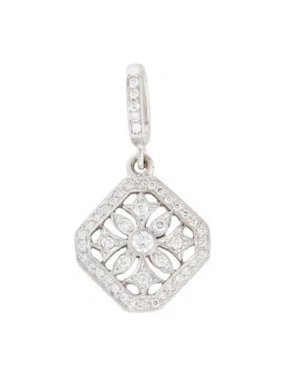 Pre-owned Loree Rodkin 18k Diamond Pendant In Multi