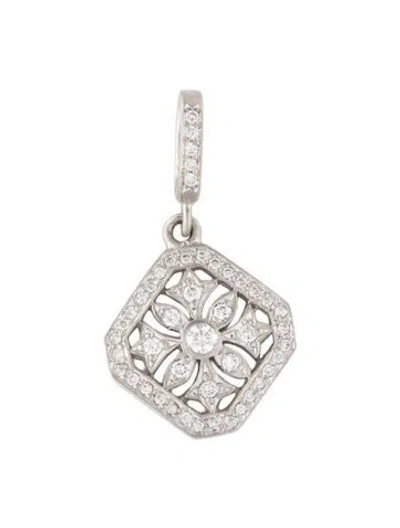Pre-owned Loree Rodkin 18k Diamond Pendant In Multi