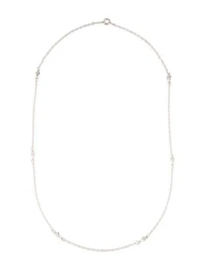 Pre-owned Loree Rodkin Ball Station Necklace, 18.75" In Multi