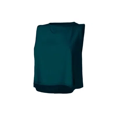 Loreen Label Women's Bamboo Crop Top - Emerald Green