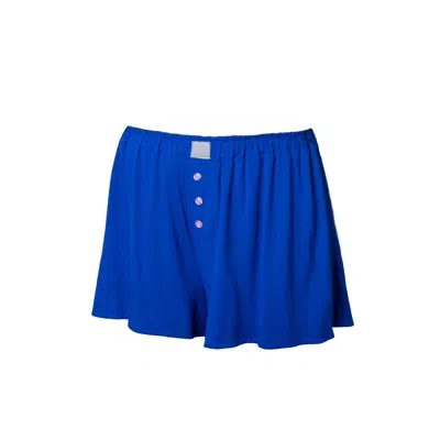 Loreen Label Women's Boxer Shorts - Midnight Blue