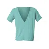 Loreen Label Women's Green Bamboo Double-sided T-shirt In Green