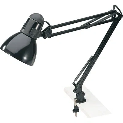 Lorell 10-watt Led Desk/clamp Lamp In Black