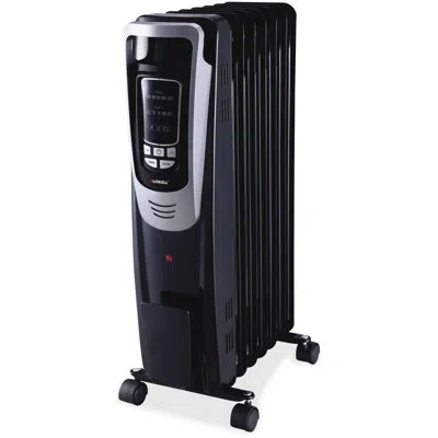 Lorell 1500 Watt Electric Radiant Radiator Heater In Black