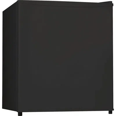 Lorell 1.6 Cu.ft. Compact Refrigerator - 1.60 Ft³ - Manual Defrost - Reversible - 0.06 Ft³ Net Refrigerator In Black