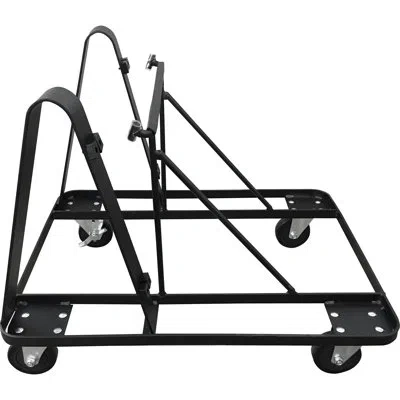 Lorell 200 Lb. Capacity Stacking Chair Dolly In Black