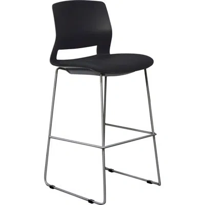 Lorell 31.5" Bar Stool In Black,black