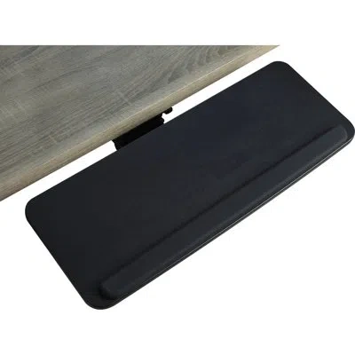 Lorell 5" H X 28.5" W Desk Keyboard Tray In Black