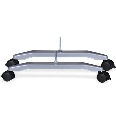 Lorell 5.51" H X 20.47" W Desk Base In Silver