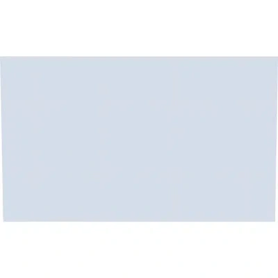 Lorell Acrylic 1 Panel Desk Partition In White