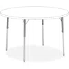 Lorell Activity Table Height-adjustable Leg Kit - 22" To 30"h - 30" Length X 1.1" Diameter - Chrome, Silver