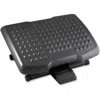 Lorell Adjustable-height Footrest - 4" - 6.50" Adjustable Height - Black - 1 Each