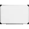 Lorell Dry-erase Board - 24" (2 Ft) Width X 18" (1.5 Ft) Height - White Styrene Surface - Aluminum Frame -  In White