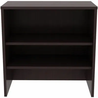 Lorell Essentials 2-shelf Stack-on Bookcase In Espresso