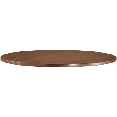 Lorell Essentials Conference Tabletop - 1"48" Table Top, 47.3" X 47.3"1" - Band Edge - Finish: Walnut Lamin