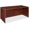 Lorell Essentials Rectangular Desk Shell - 70.9" X 35.6" X 1" X 29.5" - Finish: Laminate, Mahogany