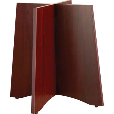 Lorell Essentials Series 29" H X 24" W Desk Base In Mahogany