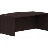 Lorell Essentials Series Bowfront Desk Shell - 72" X 41.4"29.5" Desk Shell, 1" Top - Bow Front Edge - Finis