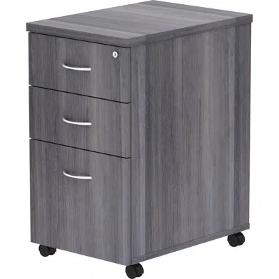 Lorell Essentials Series Box/box/file Mobile File Cabinet In Gray