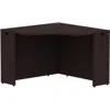 Lorell Essentials Series Corner Desk - 42" X 24"29.5" Desk, 1" Top - Finish: Espresso Laminate