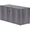 Lorell Essentials Series Credenza Shell - 60" X 24"29.5", 1" Top - Laminate, Weathered Charcoal Table Top -
