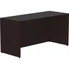 Lorell Essentials Series Credenza Shell - 60" X 24"29.5" Credenza Shell, 1" Top - Finish: Espresso, Silver
