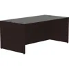 Lorell Essentials Series Rectangular Desk Shell - 48" X 30"29.5" Desk Shell, 1" Top - Finish: Espresso