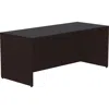 Lorell Essentials Series Rectangular Desk Shell - 72" X 30"29.5" Desk Shell, 1" - Finish: Espresso
