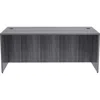 Lorell Essentials Series Rectangular Desk Shell - 72" X 36"29.5", 1" Top - Laminate, Weathered Charcoal Tab