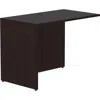 Lorell Essentials Series Return Shell - 42" X 24"29.5" Return Shell, 1" Top - Finish: Espresso