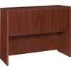 LORELL ESSENTIALS SERIES STACK-ON HUTCH WITH DOORS - 47.3" X 14.8" X 36" - 3 DOOR(S) - FINISH: LAMINATE, MA