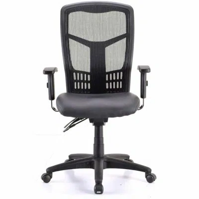 Lorell Executive Antimicrobial High-back Chair In Black