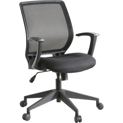 Lorell Executive Mid-back Work Chair In Black