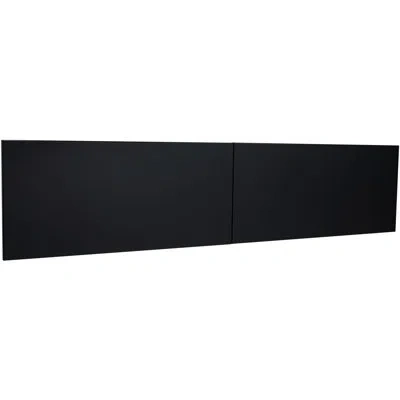 Lorell Fortress 4.3'' H X 72'' W X 38.3" D Desk Hutch In Black