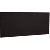Lorell Fortress Modular Series Stack-on Hutch Door Kit - 48" Width - Lockable, Reinforced - Steel - Black In Black