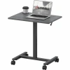 Lorell Height-adjustable Mobile Desk In Gray