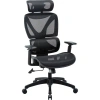 Lorell High Back Mesh Task Chair In Black