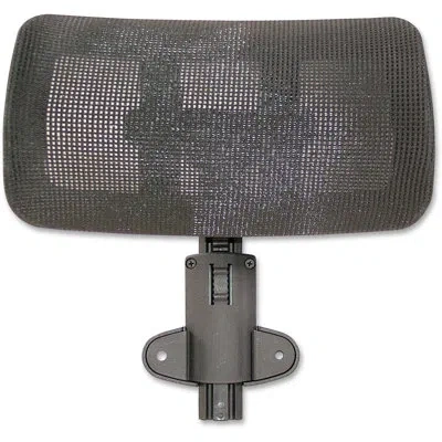 Lorell High-back Chair Mesh Headrest In Black