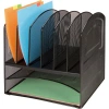 Lorell Horizontal Vertical Desk Organizer In Black