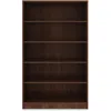 Lorell Laminate Bookcase - 0.8" Shelf, 36" X 12"60" - 5 Shelve(s) - 4 Adjustable Shelf(ves) - Square Edge -