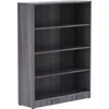 Lorell Laminate Bookcase - 4 Shelf(ves) - 48" Height X 36" Width X 12" Depth - Thermally Fused Laminate - 1
