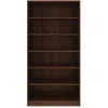 Lorell Laminate Bookcase - 6 Shelf(ves) - 72" Height X 36" Width X 12" Depth - Sturdy, Adjustable Feet, Adj