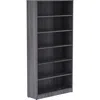 Lorell Laminate Bookcase - 6 Shelf(ves) - 72" Height X 36" Width X 12" Depth - Thermally Fused Laminate - 1