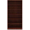 Lorell Laminate Bookcase - 6 Shelf(ves) - 73" Height X 36" Width X 12" Depth - Sturdy, Adjustable Feet, Adj