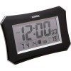 Lorell Lcd Wall Clock In Black;silver