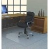 Lorell Low Pile Carpet Straight Rectangular Chair Mat In Clear