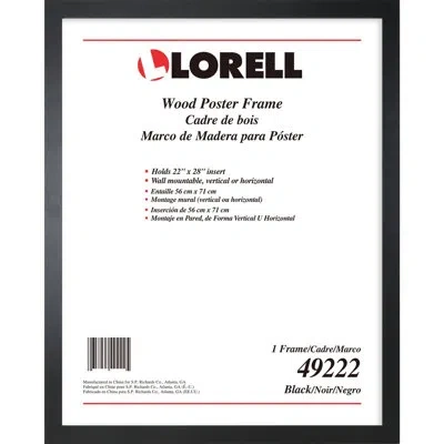 Lorell Matte Plastic Single Picture Frame In Black