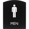 Lorell Men Restroom Sign In Black
